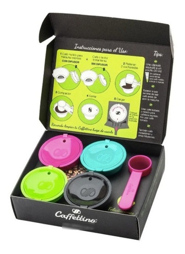 Imagen 1 de 9 de Dolce Gusto 4 Capsulas Recargables Caffettino Titanweb