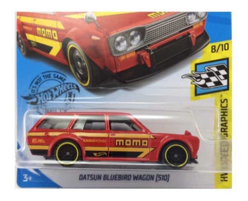 Hot Wheels Datsun Bluebird Wagon (510) Momo Negro