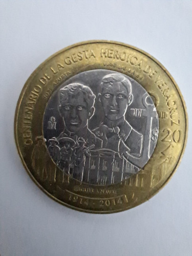 Moneda Gesta Heroica De Veracruz 2014