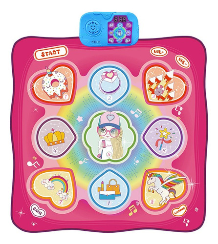 Alfombra De Baile Eléctrica Infantil De Juguete Para Niñas Y