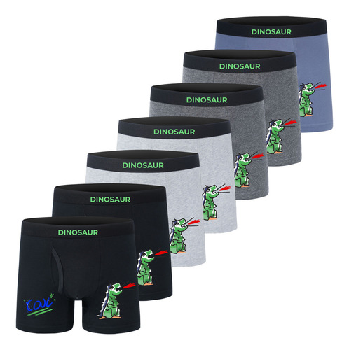 Pack De 7 Calzoncillos Deportivos Transpirables Con Forma De