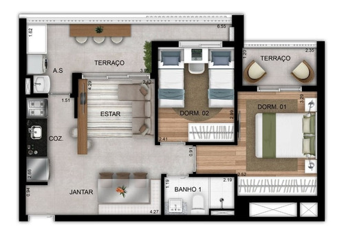 Imagem 11 de 14 de Apartamento Zona Sul Saúde 1 A 3 Dormitórios