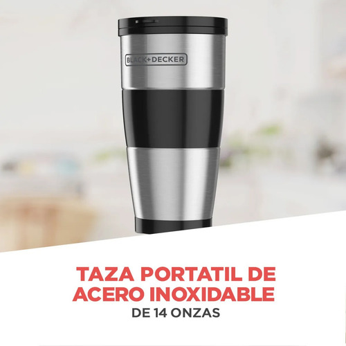Cafetera Black+decker 4en1 Semi Aut Incl Taza Termic Portati