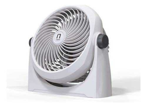 Ventilador Navia Cen-1010 2 En 1 3 Vel. Gris Claro Plástico 25 Cm. Gris Claro