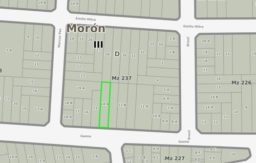Lote En Venta Villa Sarmiento