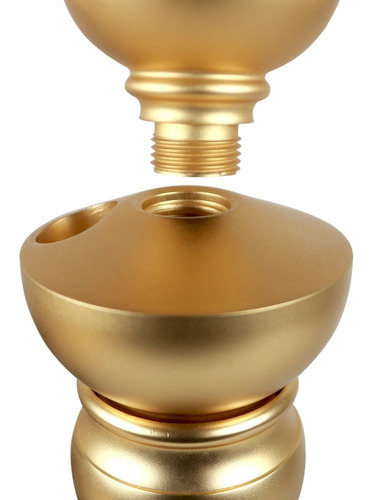 Imagem 2 de 10 de Narguile Miid Sultan Rosh Seven Premium- Champagne