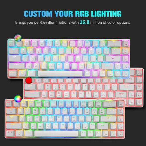 Teclado Mecánico Para Juegos 60% Con Retroiluminación Rgb