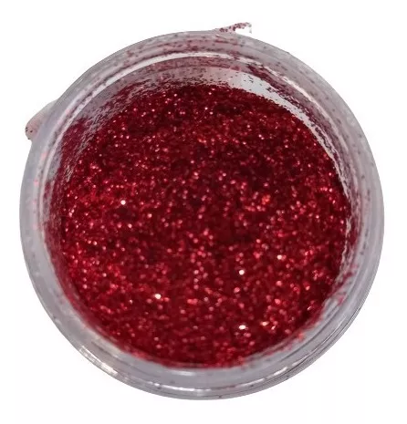 Glitter Brillantina Comestible Rojo Dustcolor Repostería