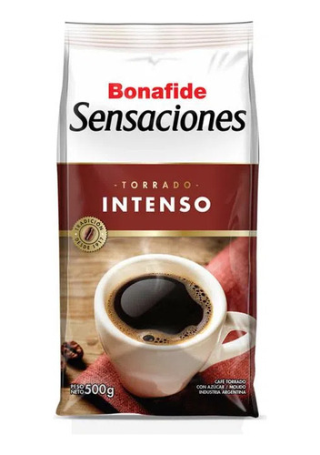 Cafe Bonafide Sensaciones Intenso 500 Grs X 4 Unidades