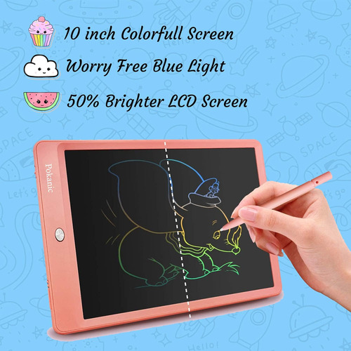 Colorido Lcd Pad Dibujo Tablet Aprendizaje Y Educación...