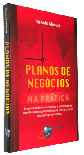 Planos De Negocios Na Pratica Ricardo Mansur Livro Novo Não Lacrado (