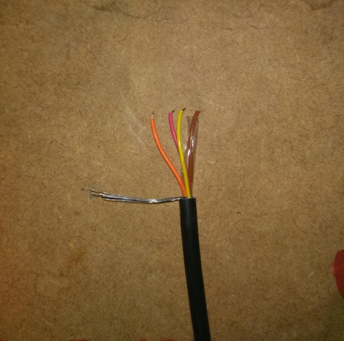 Imagem 2 de 2 de Cabo Manga 4x26awg Blindado Em Fita (10 Metros)