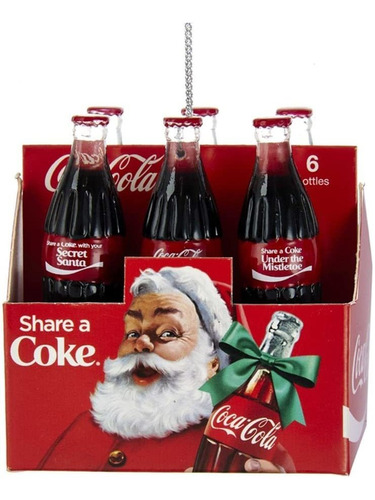 Coca Cuota De Un Adorno De Coque  Botellas Paquete Cola