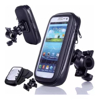 Soporte Movil Funda Tactil Para Espejo Moto Bicicleta 360