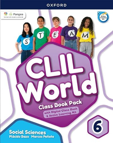 Social Science 6 Coursebook Clil World 2023 - 