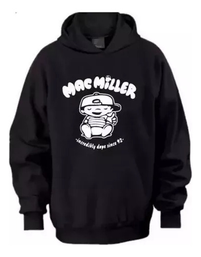 Buzo Canguro Mac Miller Monito Logo Personajes Unisex