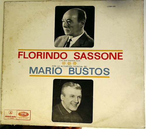 Florindo Sassone Con La Actuacion De Mario Bustos Vinilo