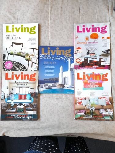 5 Revistas Living Diseño Muebles 64 66 67 68 Y Ed Limitada