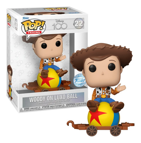 Boneco Funko Pop Toy Story Woody 22 Ed Esp. Disney 100