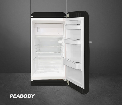 Imagen 5 de 8 de Heladera Peabody Bajo Mesada 135 Litros Negra Con Freezer
