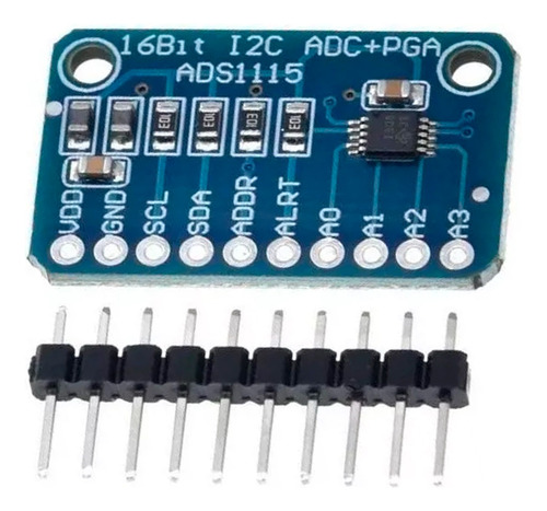 Conversor Analógico Digital Ads1115 Com 16 Bits Adc
