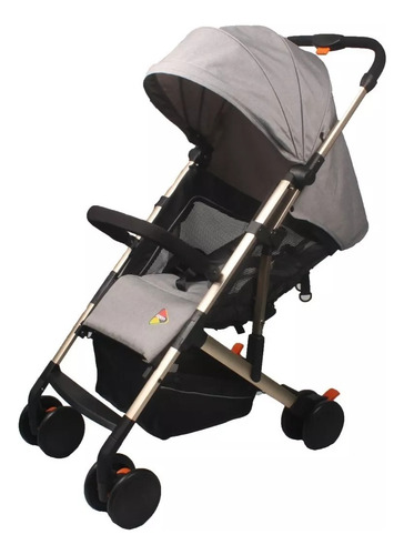 Coche Carrito De Bebé Aluminio Cochecito Plegable De Paseo