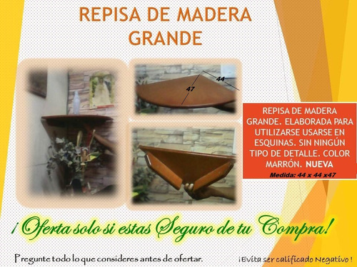 Repisa De Madera Grande