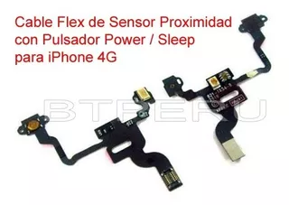 Cable Flex Proximidad Sensor Pulsador Boton Power iPhone 4