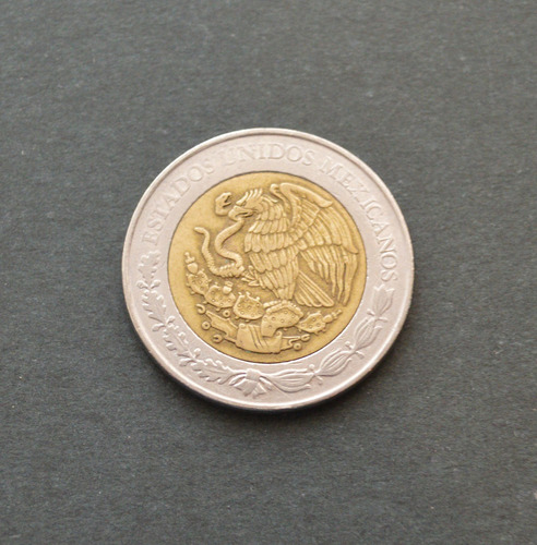 Moneda 5 Pesos Centenario De La Revolución - Otilio Montaño (Usado)