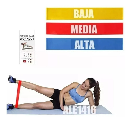 Bandas Elasticas Circular Entrenamiento Theraband Fitness
