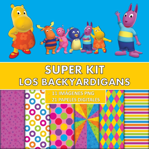 Kit Digital Clipart Los Backyardigans Imágenes Png Fondos