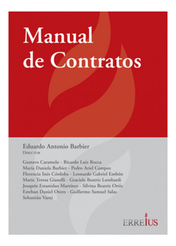 Manual De Contratos - Barbier, Eduardo A