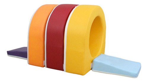 Túnel Espumado 5 Peças Circuito Infantil 1m50 X 60cm X 60cm
