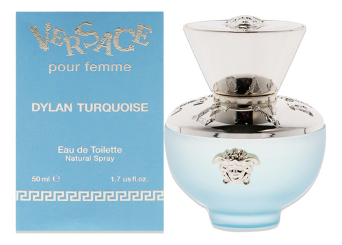 Perfume Versace Dylan Turquesa Pour Femme Edit 50 Ml Para Mu