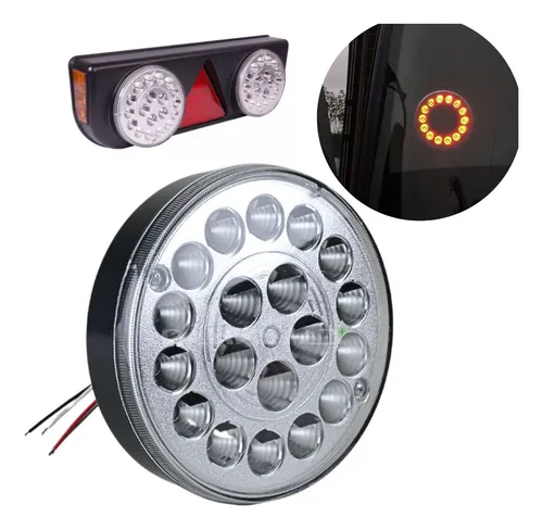Lanterna Corujinha Traseira Led Facchini Aspock Cristal 24v Lanterna Corujinha Traseira Led Facchini Aspock Cristal 24v