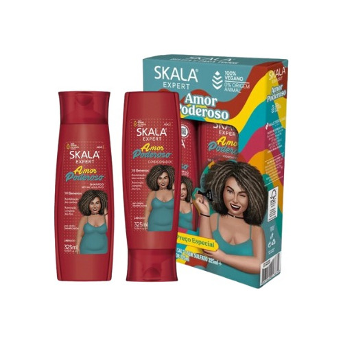 Shampoo / Acond Skala Revitaliza Los Rizos Amor Poderoso