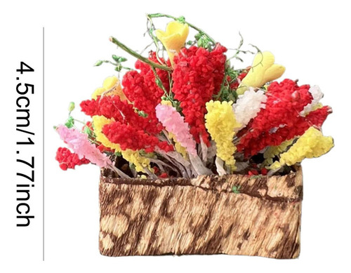 Mini Maceta Con Forma De Ramo De Flores Diminuto Para