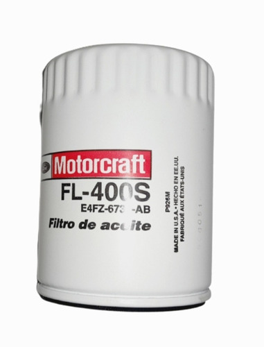 Filtro Aceite Motor Ford Fiesta Ka Ecosport 1.6 Motorcraft