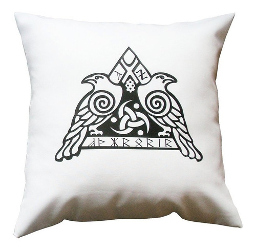 Almohadones Estampa Vinilo 40x40 Nudos Celta Vikingo Nórdico