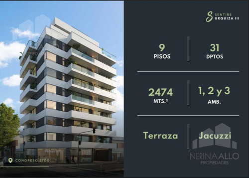 Venta De Departamento 3 Tres Ambientes En Pozo A Estrenar En Villa Urquiza