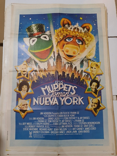 Afiche De Cine Original Los Muppets Tomam New York-1685