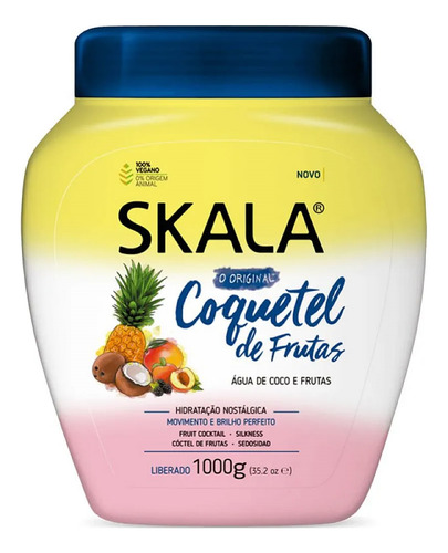 Creme De Tratamento Skala Coquitel De Frutas 1kg