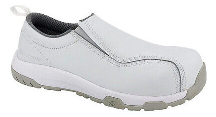 Nautilus Safety Footwear 1652-7r Loafer Shoe,7,r,white,w Zrw