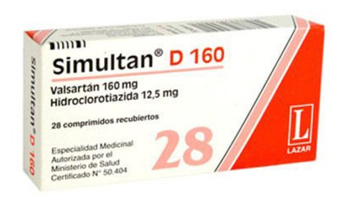 Simultán® D 160mg X 28 Comp. | Antihipertensivo