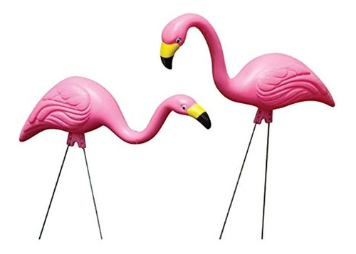 Bloem Pink Flamingo Garden Yard Statue 2pack G2