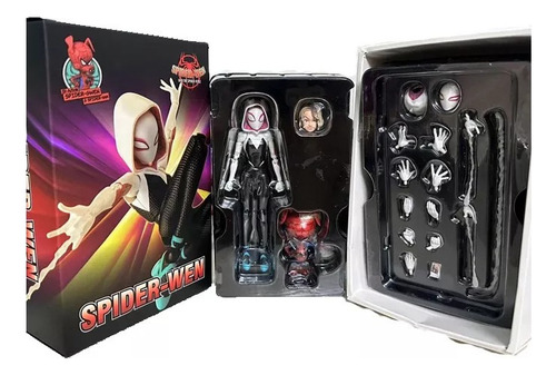 Figura De Acción De Spiderman Gwen, Modelo Spider-gwen Stacy