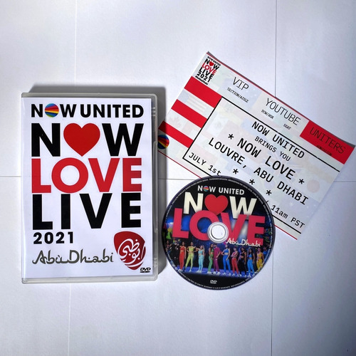 Dvd Now United Now Love Live Show 2021 From Abu Dhabi