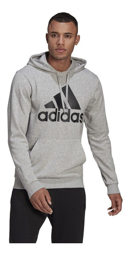 Polerón adidas Con Capucha Essentials Logo Grande Hombre