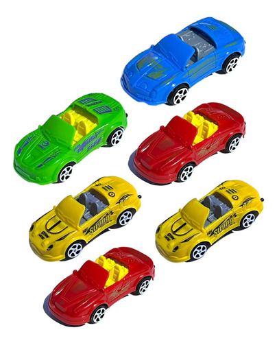 12 Mini Autos De Juguete Para Niños Sorpresas Color Surtidos