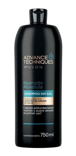 Shampoo Avon Aceite Argán Marroquí Sin Sal 750 Ml